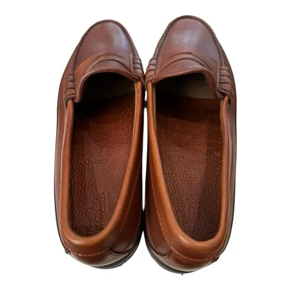 New Allen Edmonds Quincy Tan Leather Men display picture 2